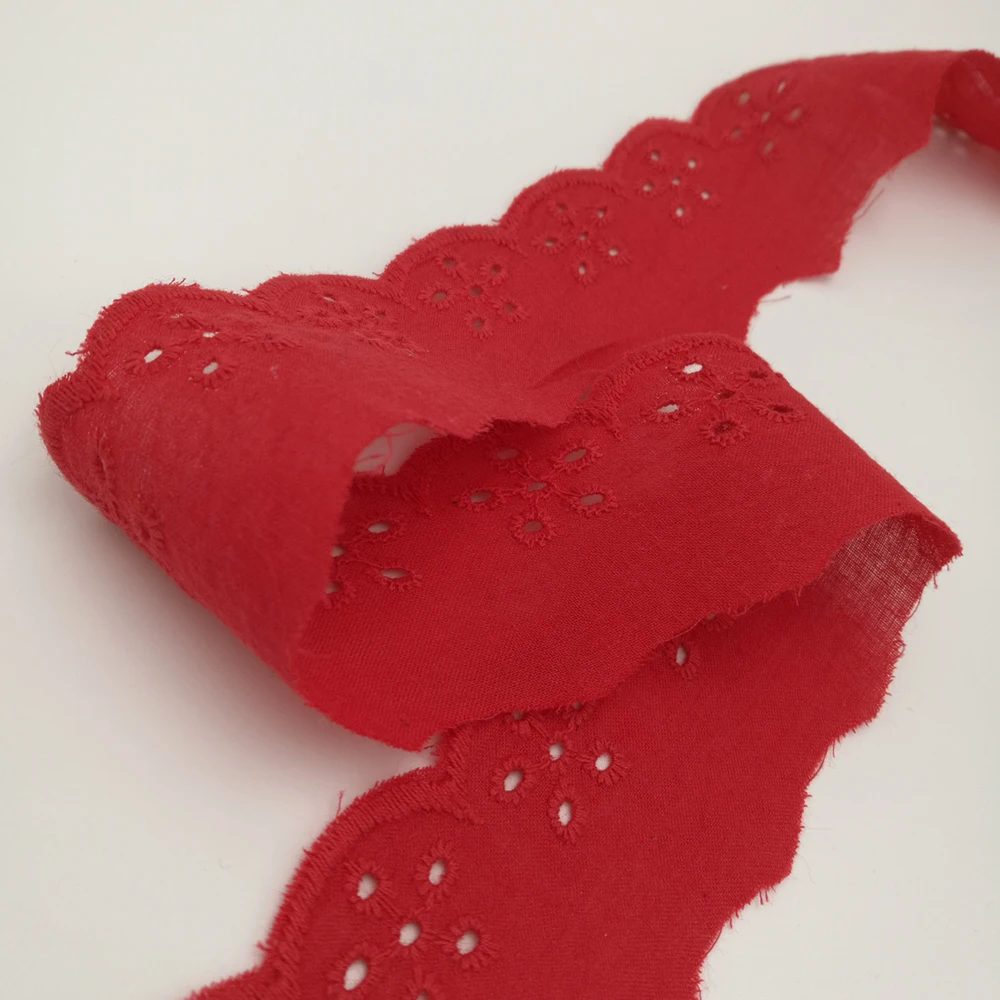 Red 4cm wide 2 Yards Lace webbing Cotton Jacquard for Dresses handmade 40mm clothes
Red 4cm wide 2 Yards Lace webbing Cotton Jacquard for Dresses handmade 40mm clothes