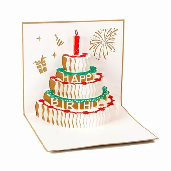 Paper Sculpture Cut Invitation Card Birthday Cake Design Greeting Card Happy Birthday Kids Gift 6pcs Free Shipping
Paper Sculpture Cut Invitation Card Birthday Cake Design Greeting Card Happy Birthday Kids Gift 6pcs Free Shipping