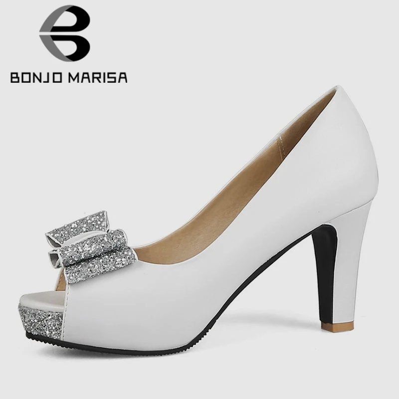 BONJOMARISA 2020 New Plus Size 34-45 Casual Party Ol Pumps Bowtie Bling High Heels Platform Shoes Woman Spring Aummer Pumps
BONJOMARISA 2020 New Plus Size 34-45 Casual Party Ol Pumps Bowtie Bling High Heels Platform Shoes Woman Spring Aummer Pumps
