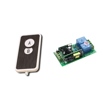 Latest 2CH AC 85V 110V 120 220V 250V RF Wireless Remote Control Switch Transmitter and Receiver Learning Code with Plastic Cover
Latest 2CH AC 85V 110V 120 220V 250V RF Wireless Remote Control Switch Transmitter and Receiver Learning Code with Plastic Cover