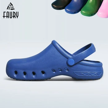 High Quality Men Women Doctor Nurse Hospital Medical Surgical Work Shoes Non-slip Protection Lab Shoes Summer Garden Slippers
High Quality Men Women Doctor Nurse Hospital Medical Surgical Work Shoes Non-slip Protection Lab Shoes Summer Garden Slippers
