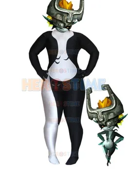 Twilight Princess Midna Costume Black And White Spandex Female Halloween Cosplay Women Superhero Costume Hot Sale Zentai Suit
Twilight Princess Midna Costume Black And White Spandex Female Halloween Cosplay Women Superhero Costume Hot Sale Zentai Suit