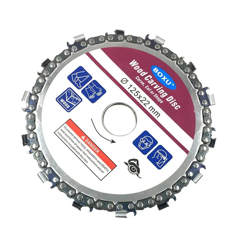 Durable 14 Teeth 5" Chain Plate Angle Grinding Chain Wheel Wood Carving Disc For Angle Grinder
Durable 14 Teeth 5" Chain Plate Angle Grinding Chain Wheel Wood Carving Disc For Angle Grinder