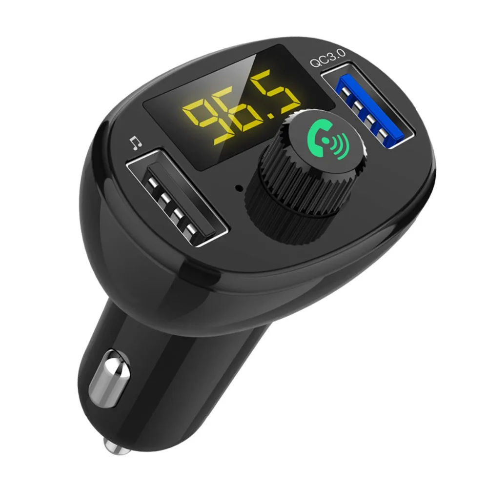 Car USB Charger FM Transmitter Adapter MP3 Player Quick Charge Auto Dual USB Fast-loading Hand-free Vehicle-mounted Bluetooth
Car USB Charger FM Transmitter Adapter MP3 Player Quick Charge Auto Dual USB Fast-loading Hand-free Vehicle-mounted Bluetooth