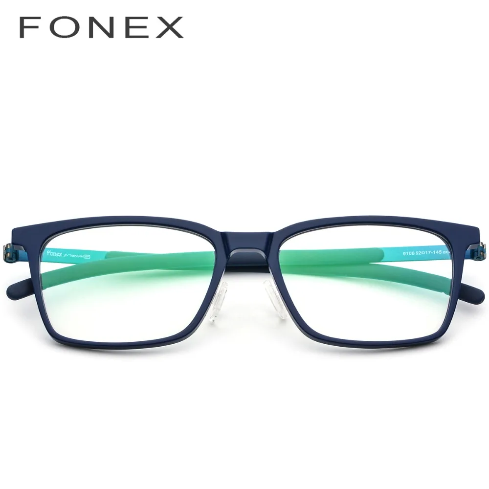 Acetate B Titanium Glasses Frame Men High Quality Square Myopia Optical Frames Prescription Eyeglasses Screwless Eyewear 9106
Acetate B Titanium Glasses Frame Men High Quality Square Myopia Optical Frames Prescription Eyeglasses Screwless Eyewear 9106