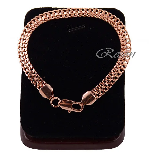 1pcs 7mm Men Women Gold Color Filled Bracelet Bangles Lobster Clasp Rose Chain Accessories E137
1pcs 7mm Men Women Gold Color Filled Bracelet Bangles Lobster Clasp Rose Chain Accessories E137