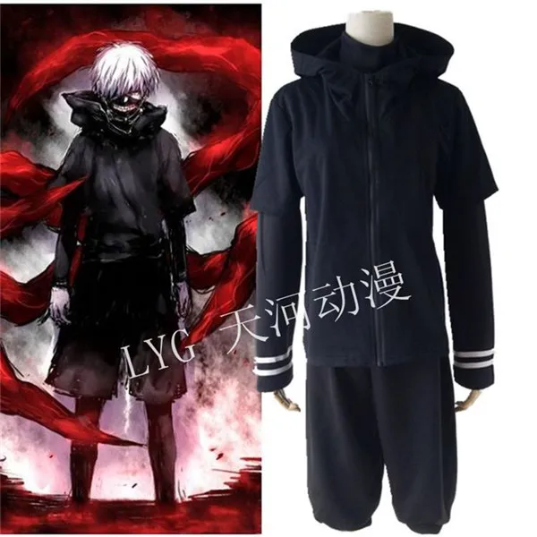 Kaneki Ken Costumes Casual Daily Hoodie Adult 3pcs T-shirt / Coat Japanese Anime Tokyo Ghoul Cosplay Clothes Halloween S-XXL
Kaneki Ken Costumes Casual Daily Hoodie Adult 3pcs T-shirt / Coat Japanese Anime Tokyo Ghoul Cosplay Clothes Halloween S-XXL