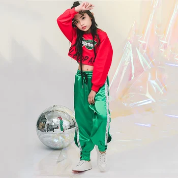 2019 New Jazz Dance Costume Boys Hip Hop wear Girls Loose Catwalk Tide Clothes Children Jazz Dance Performance Clothing DWY978
2019 New Jazz Dance Costume Boys Hip Hop wear Girls Loose Catwalk Tide Clothes Children Jazz Dance Performance Clothing DWY978
