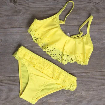 2019 Girl Swimsuit Two Pieces Children's Swimwear Swim Suits Children Split Hollow Falbala Bikini Sets Bathing Suit G1-CZ912
2019 Girl Swimsuit Two Pieces Children's Swimwear Swim Suits Children Split Hollow Falbala Bikini Sets Bathing Suit G1-CZ912