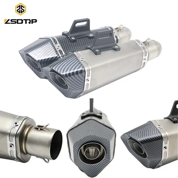 ZSDTRP Universal 51MM Motorcycle For KTM CB400 CRF230 FZ1 Escape Moto Ak Exhaust Pipe Muffler Slip-on With DB Killer
ZSDTRP Universal 51MM Motorcycle For KTM CB400 CRF230 FZ1 Escape Moto Ak Exhaust Pipe Muffler Slip-on With DB Killer