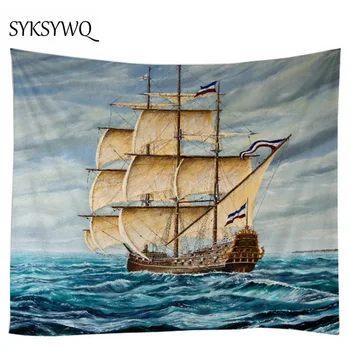 Boho Tapestry Wall Hanging Ship Sailing Tapiz Hippie Blue Sea Wave Painting Beach Mat Hanging Wall Tapestries Sail Wandteppich
Boho Tapestry Wall Hanging Ship Sailing Tapiz Hippie Blue Sea Wave Painting Beach Mat Hanging Wall Tapestries Sail Wandteppich