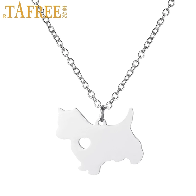 TAFREE cute English Cocker Spaniel women necklace exquisite stainless steel affenpinscher Aberdeen Terrier dog pendant jewlery
TAFREE cute English Cocker Spaniel women necklace exquisite stainless steel affenpinscher Aberdeen Terrier dog pendant jewlery