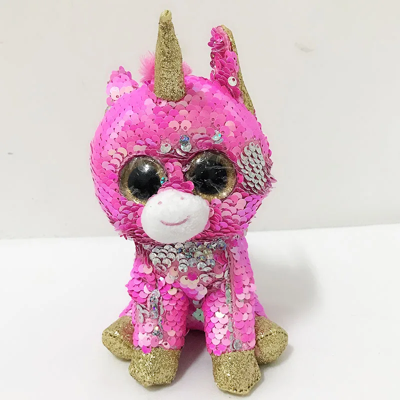 Ty Beanie Baby 6" Flippables Pink Unicorn Beanie Kids Color Changing Sequin Plush Doll Kids Plush Toys Christmas Gift
Ty Beanie Baby 6" Flippables Pink Unicorn Beanie Kids Color Changing Sequin Plush Doll Kids Plush Toys Christmas Gift