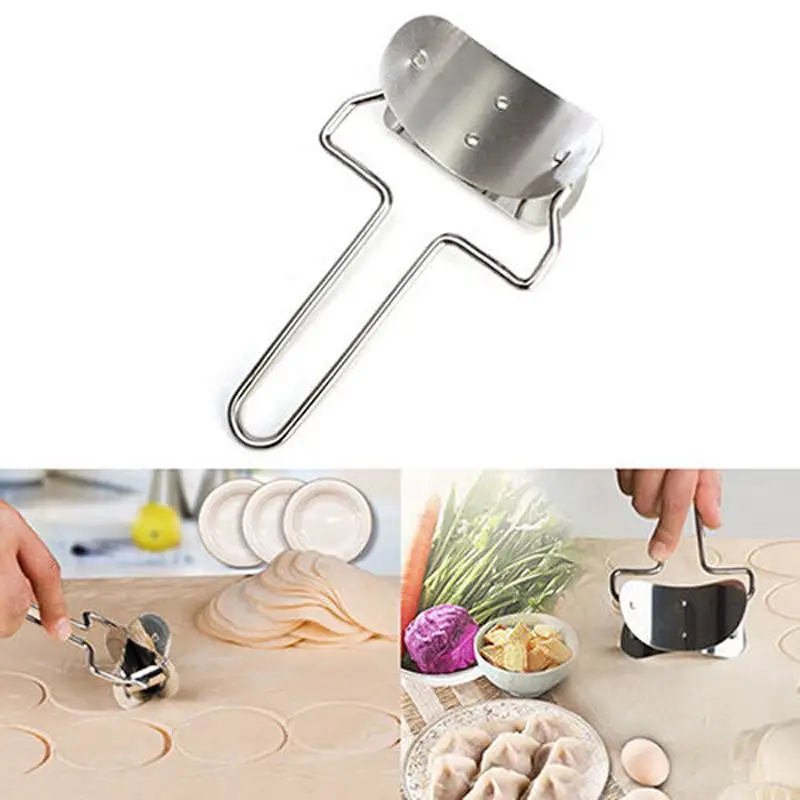 1 pcs Stainless Steel Dough Press Dumpling Maker Wrapper Cutter Machine Mold Maker Ravioli Cooking Kitchen Tool
1 pcs Stainless Steel Dough Press Dumpling Maker Wrapper Cutter Machine Mold Maker Ravioli Cooking Kitchen Tool