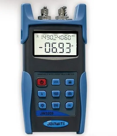 Good Performance JW3209 Optical Loss Test Set With Fiber Power Meter And Laser Source Optical Multimeter 1310nm/1550nm
Good Performance JW3209 Optical Loss Test Set With Fiber Power Meter And Laser Source Optical Multimeter 1310nm/1550nm