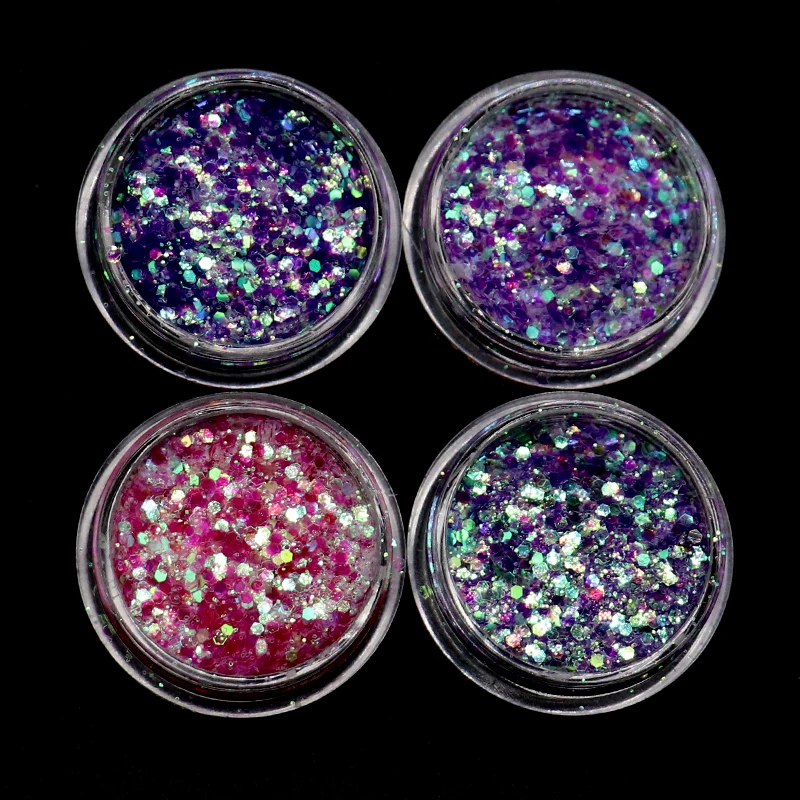 4Bottle Spangles For Nails Set Unicorn Hexagon Holographic Mixed Color flakes Manicure Sequins UV Gel Polish Nail Art Decoration
4Bottle Spangles For Nails Set Unicorn Hexagon Holographic Mixed Color flakes Manicure Sequins UV Gel Polish Nail Art Decoration
