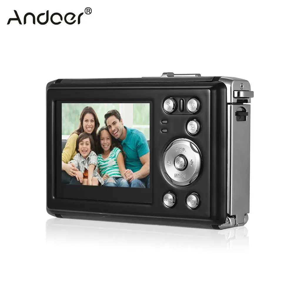 1080P HD Digital Camera DSLR Video Camera Large LCD Display 8 Mega Pixels CMOS 8X Zoom Anti-shake Camera W/Rechargeable Battery
1080P HD Digital Camera DSLR Video Camera Large LCD Display 8 Mega Pixels CMOS 8X Zoom Anti-shake Camera W/Rechargeable Battery