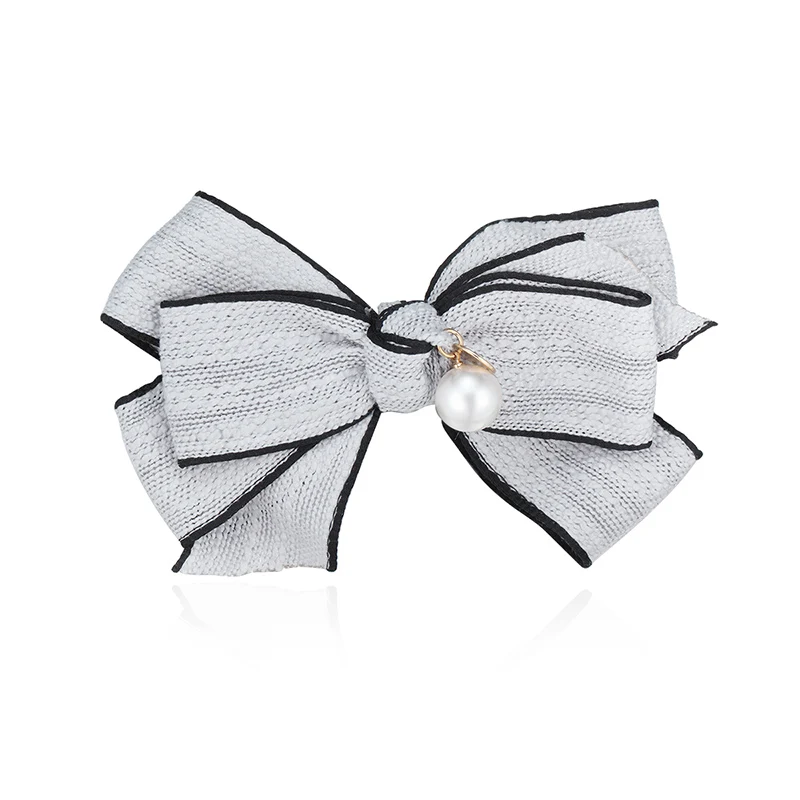 CHIMERA Women Bow Pearl Barrettes Elegant Gray Cloth Ponytail Clips Clamp Big Bowknot Hair Clip Girls Hair Accessories Hairpins
CHIMERA Women Bow Pearl Barrettes Elegant Gray Cloth Ponytail Clips Clamp Big Bowknot Hair Clip Girls Hair Accessories Hairpins