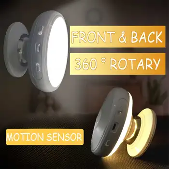 360 Degree Rotating Motion Sensor Lamp Under Cabinet Lights Night Lamp for for Bedroom/Wardrobe/Kitchen/Stairway,
360 Degree Rotating Motion Sensor Lamp Under Cabinet Lights Night Lamp for for Bedroom/Wardrobe/Kitchen/Stairway,