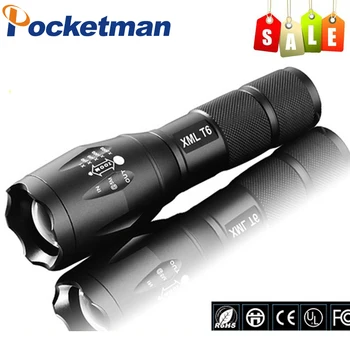 E17 Flashlight 3800Lumens led XM-L T6 Torch Zoomable LED Torch light For 3xAAA or 1x18650 Camping Hiking
E17 Flashlight 3800Lumens led XM-L T6 Torch Zoomable LED Torch light For 3xAAA or 1x18650 Camping Hiking