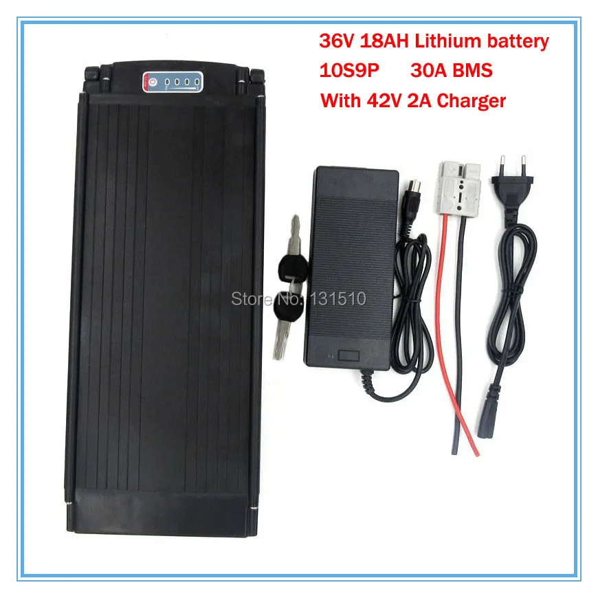 Free customs Fee 36V 1000W Electric Bike Battery 36V 18AH 10S9P Lithium battery with tail light 2A Charger
Free customs Fee 36V 1000W Electric Bike Battery 36V 18AH 10S9P Lithium battery with tail light 2A Charger