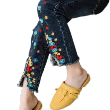 girls denim pants 2019 new fashion summer kids pants embroidery floral printed girls clothes jeans toddler girls trouser 2-7T
girls denim pants 2019 new fashion summer kids pants embroidery floral printed girls clothes jeans toddler girls trouser 2-7T