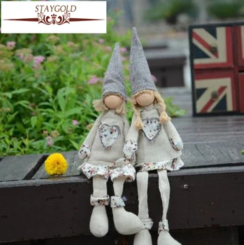 Kawaii Zakka Fabric Doll Hanging Feet Creative Garden Decoration Shabby Chic Home Decoration Accessories 10*7*37cm 2pcs/set
Kawaii Zakka Fabric Doll Hanging Feet Creative Garden Decoration Shabby Chic Home Decoration Accessories 10*7*37cm 2pcs/set