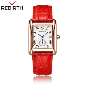 REBIRTH Quartz Watch Women Luxury Rectangle Dial Elegant Leather Bracelet Watches for Ladies Fashion Clock Female with Box RE002
REBIRTH Quartz Watch Women Luxury Rectangle Dial Elegant Leather Bracelet Watches for Ladies Fashion Clock Female with Box RE002