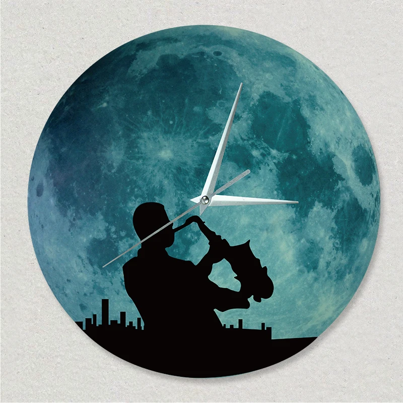 Funlife(TM) Glow in the Dark Moon Wall Clock, Funlife Luminous Moon Wall Clock with Music Man Sticker Decal Clock on Wall Clocks
Funlife(TM) Glow in the Dark Moon Wall Clock, Funlife Luminous Moon Wall Clock with Music Man Sticker Decal Clock on Wall Clocks