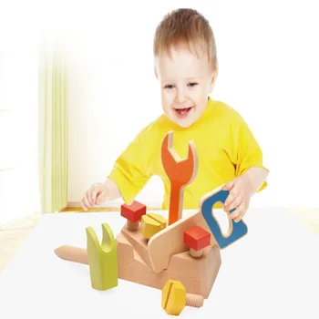 Simulation Repair Toy Nut Disassembly Fight Wooden Blocks Baby Learning Education Toys Hand And Eye Training Toys for Baby
Simulation Repair Toy Nut Disassembly Fight Wooden Blocks Baby Learning Education Toys Hand And Eye Training Toys for Baby