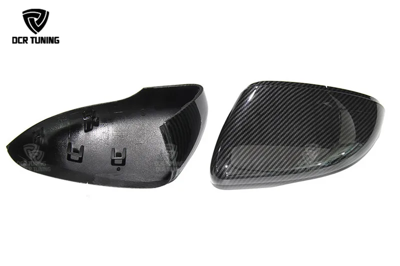 For Volkswagen VW Golf 6 7 mk6 mk7 gti r20 vw scirocco cc passat beatles carbon look side mirror cover golf6 golf 7 mirror cover (1)