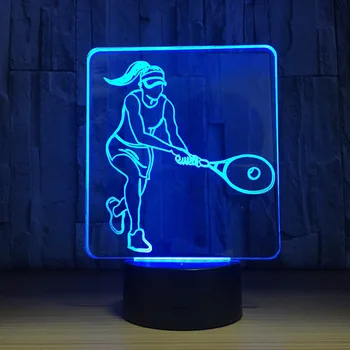 Novelty Tennis Girl 3D Lamp Touch Sensor Light Led 7 Colors Remote Touch Desk Table Lamp Children 3D Night Light kids Toy Gift
Novelty Tennis Girl 3D Lamp Touch Sensor Light Led 7 Colors Remote Touch Desk Table Lamp Children 3D Night Light kids Toy Gift