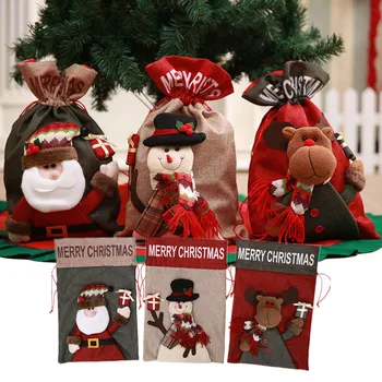40x27cm Christmas Gift Bags Christmas Decorations for Home Santa Sack Kids Toys Candy Bags Christmas Tree Decor Xmas Products
40x27cm Christmas Gift Bags Christmas Decorations for Home Santa Sack Kids Toys Candy Bags Christmas Tree Decor Xmas Products