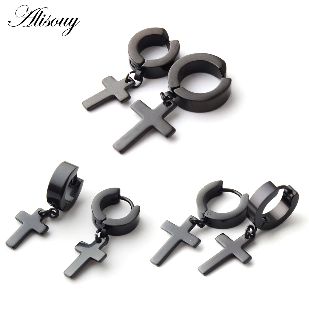 Alisouy Men Women Stainless Steel Punk Dangle Earrings Cross Huggie Earrings Circle Simple Ear Buckle
Alisouy Men Women Stainless Steel Punk Dangle Earrings Cross Huggie Earrings Circle Simple Ear Buckle