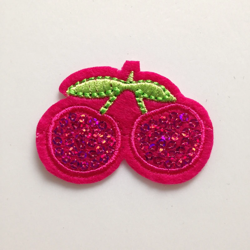 20pcs Iron On parches bordados Fruit Cherry Glitter Patches Sequined Jacket Patch For Clothing Appliques Embroidered Patchwork
20pcs Iron On parches bordados Fruit Cherry Glitter Patches Sequined Jacket Patch For Clothing Appliques Embroidered Patchwork