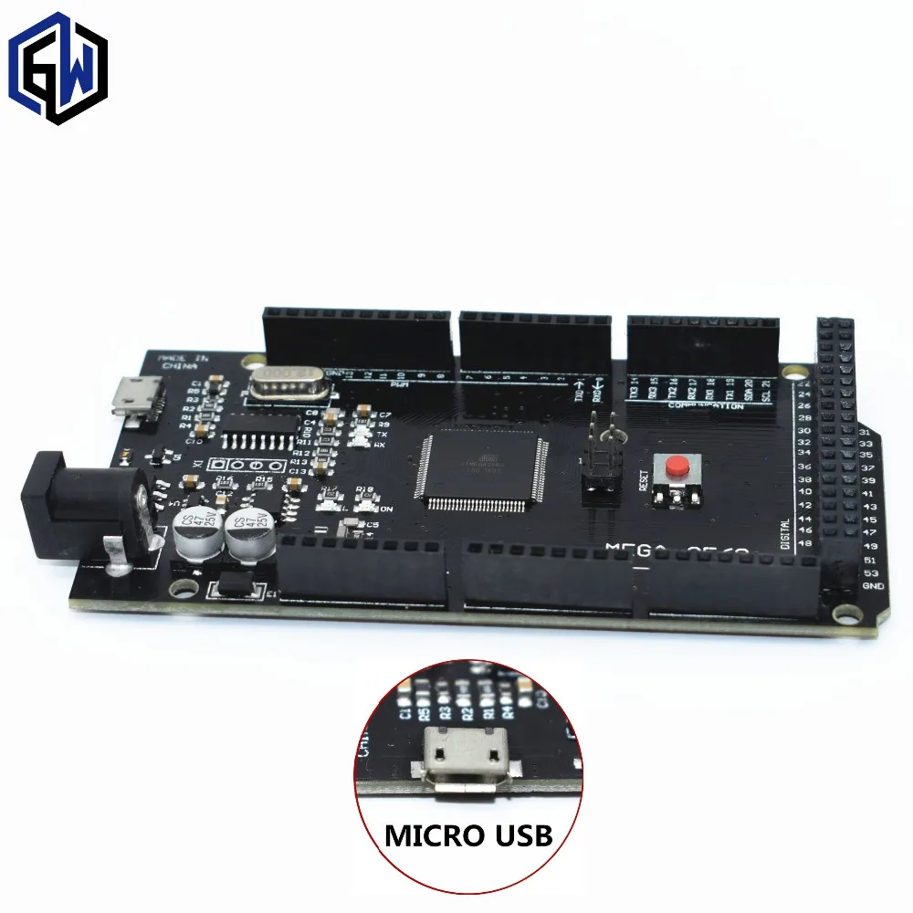 1pcs TENSTAR ROBOT Mega 2560 R3 for MEGA2560 CH340G/ATmega2560-16AU MicroUSB. With Bootloader
1pcs TENSTAR ROBOT Mega 2560 R3 for MEGA2560 CH340G/ATmega2560-16AU MicroUSB. With Bootloader