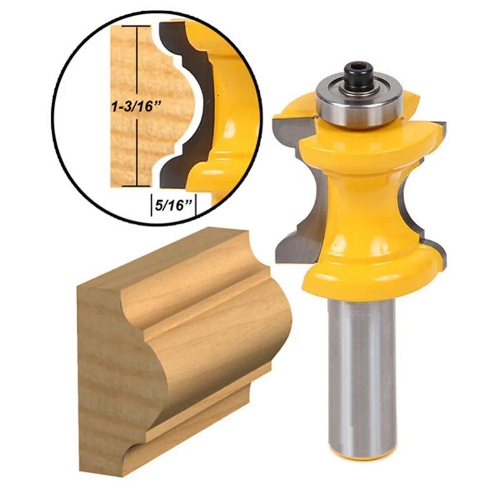 1/2'' Shank Bullnose Nose Half Round Router Bit Woodworking Table Chair Edge Treatment Grovving Bit For Wood Cutter Power Tool
1/2'' Shank Bullnose Nose Half Round Router Bit Woodworking Table Chair Edge Treatment Grovving Bit For Wood Cutter Power Tool