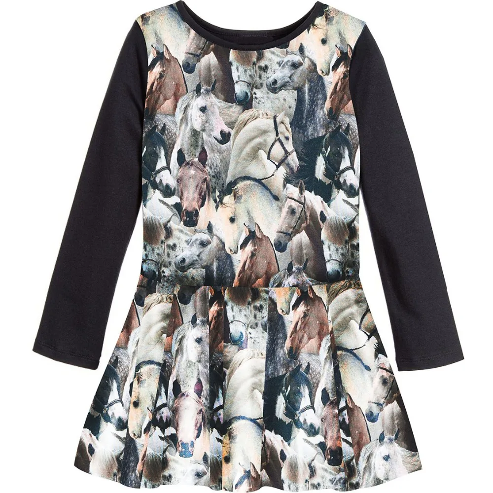 Baby girl dress Long sleeve Girls Dresses Print Children horses grain Kids Clothes clothing Casual new Fashion Kids
Baby girl dress Long sleeve Girls Dresses Print Children horses grain Kids Clothes clothing Casual new Fashion Kids