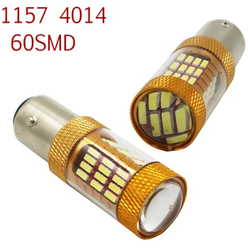 YSY 10pcs BAY15D 1157 LED 60smd 4014 12V LED Car White S25 Reverse Turn Signal Tail Light parking lights Sourcing Bulb DRL
YSY 10pcs BAY15D 1157 LED 60smd 4014 12V LED Car White S25 Reverse Turn Signal Tail Light parking lights Sourcing Bulb DRL
