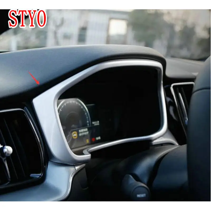STYO Car ABS Interior Dashboard Screen Cover Decoration Patch Bright Cover Frame For VOLVO XC60 2018
STYO Car ABS Interior Dashboard Screen Cover Decoration Patch Bright Cover Frame For VOLVO XC60 2018