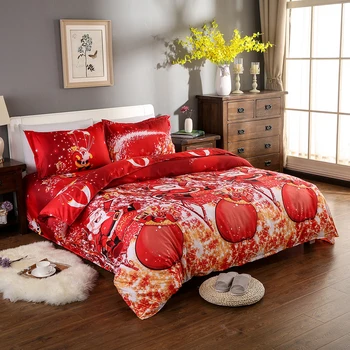 Christmas Santa Bedding Set Linens 3D Printed Duvet Cover + Pillowcases + Bed Sheet Set Christmas Bedroom Decorations
Christmas Santa Bedding Set Linens 3D Printed Duvet Cover + Pillowcases + Bed Sheet Set Christmas Bedroom Decorations