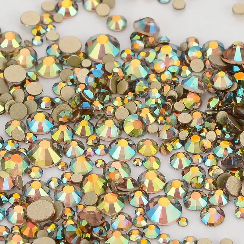 Mix Size SS3-SS20 Ghost Crystal Golden Back FlatBack Glass Rhinestones Non-HotFix for Nail Art Decorations Flat Back Rhinestone
Mix Size SS3-SS20 Ghost Crystal Golden Back FlatBack Glass Rhinestones Non-HotFix for Nail Art Decorations Flat Back Rhinestone