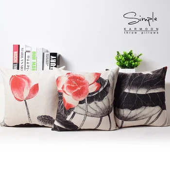 Free shipping Black and red Lotus Pillow Cover Home Decor Cushion Cover Linen Cotton Throw Pillows Pillowcase Pillowsham 17"
Free shipping Black and red Lotus Pillow Cover Home Decor Cushion Cover Linen Cotton Throw Pillows Pillowcase Pillowsham 17"