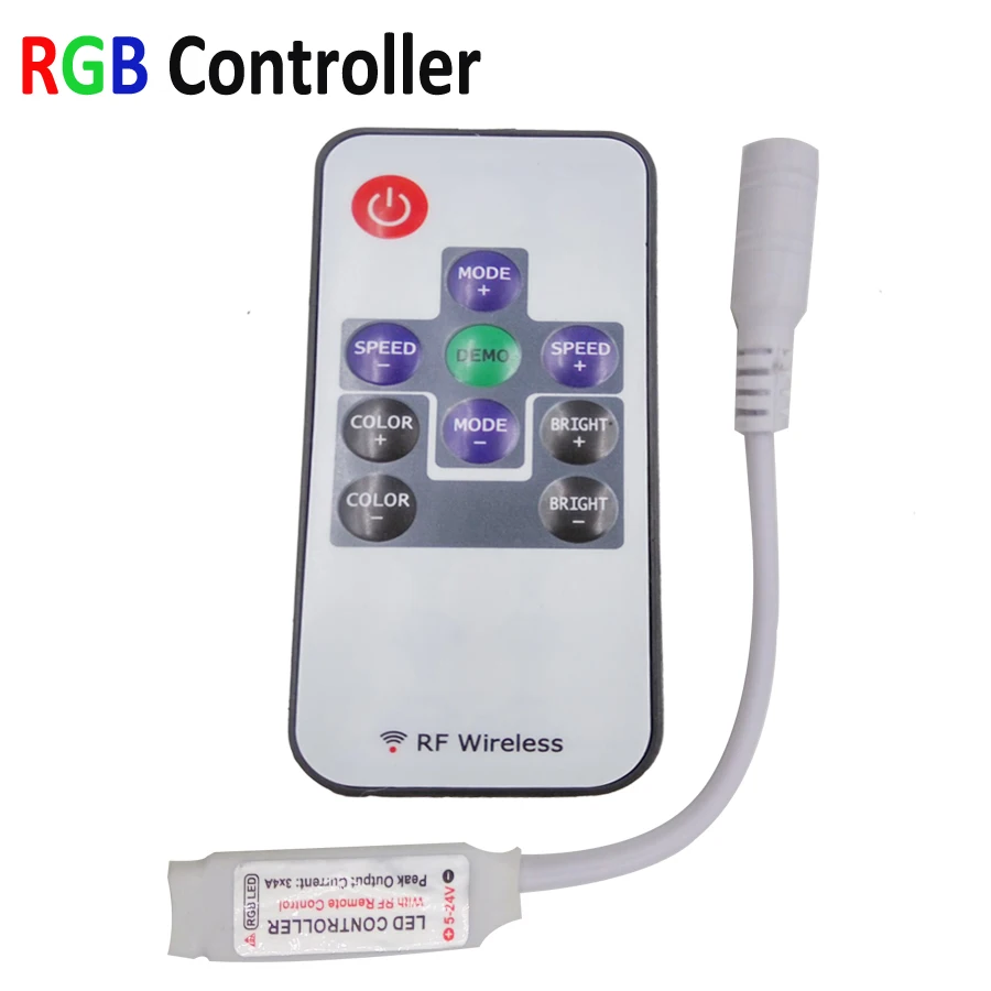 LED RF 10KEYS Remote Controller Wireless Mini Remote Controllers With Mini Dimmer for 5050 2835 LED RGB Strip Lights
LED RF 10KEYS Remote Controller Wireless Mini Remote Controllers With Mini Dimmer for 5050 2835 LED RGB Strip Lights