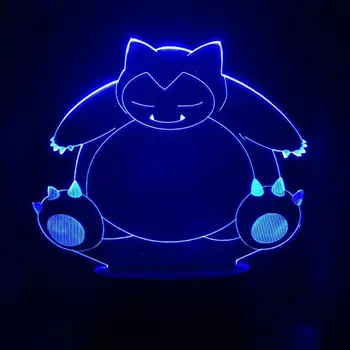 Game 3D Lamp Cartoon Figures Snorlax Kabigon Night Light LED Bulb Multicolor Children's Gift Kid Toy Holiday Gadgets
Game 3D Lamp Cartoon Figures Snorlax Kabigon Night Light LED Bulb Multicolor Children's Gift Kid Toy Holiday Gadgets