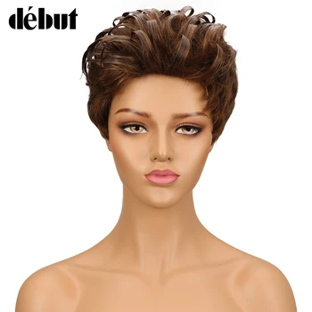 Debut Human Hair Wigs Short Romance Weave Curly Brazilian Cheap Ombre Human Hair Wig 10 color Wigs For Black Women Free Ship
Debut Human Hair Wigs Short Romance Weave Curly Brazilian Cheap Ombre Human Hair Wig 10 color Wigs For Black Women Free Ship