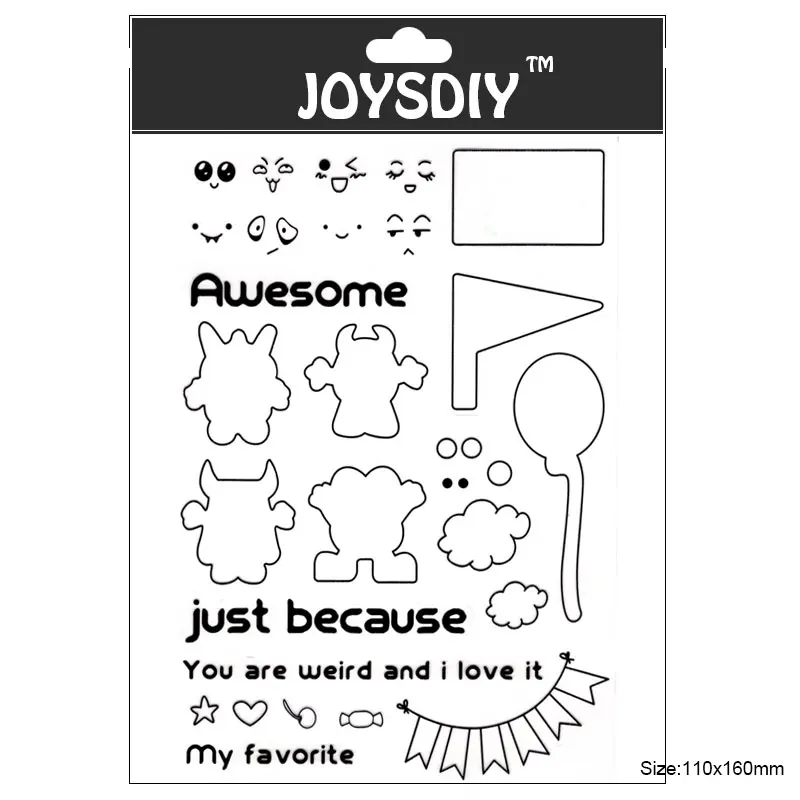 Scrapbook DIY photo cards account rubber stamp clear stamp transparent stamp Handmade card stamp DIY CARTOON FACE AWESOME JUST
Scrapbook DIY photo cards account rubber stamp clear stamp transparent stamp Handmade card stamp DIY CARTOON FACE AWESOME JUST
