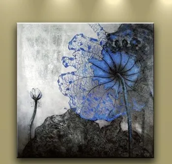 100% handpainted canvas chinese style blue Flora painting water lily Abstract Wall Art custom and wholesale is welcomed
100% handpainted canvas chinese style blue Flora painting water lily Abstract Wall Art custom and wholesale is welcomed