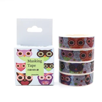 Box Package Kawaii Owl Washi Tape Masking Tape Decorative Scrapbooking Office Adhesive DIY Sticker Label Tape 10m*15mm
Box Package Kawaii Owl Washi Tape Masking Tape Decorative Scrapbooking Office Adhesive DIY Sticker Label Tape 10m*15mm