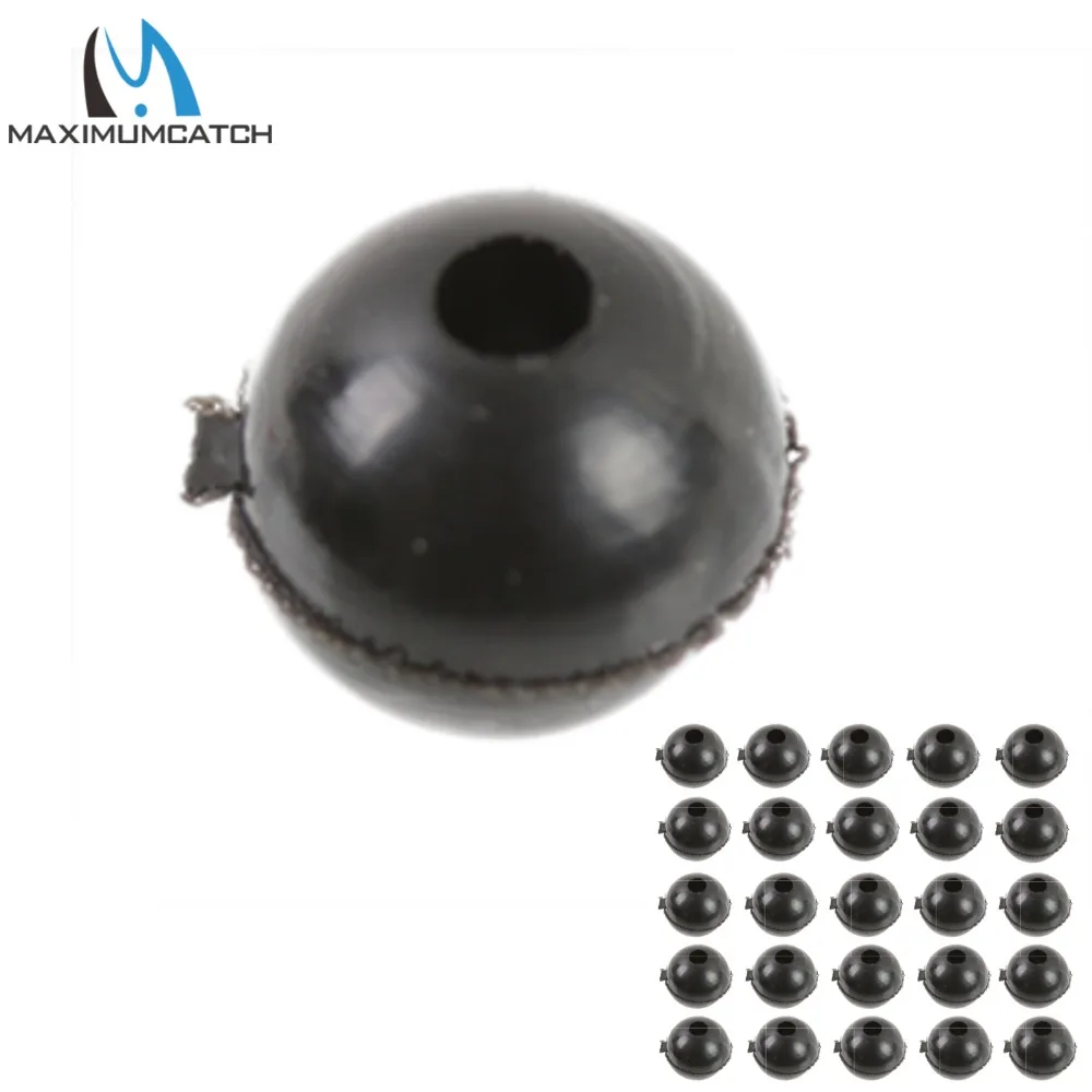 Maximumcatch 25pc/lot 5.2mm Soft Carp Fishing Beads Black Round Floating Rig Accessories | Спорт и развлечения
